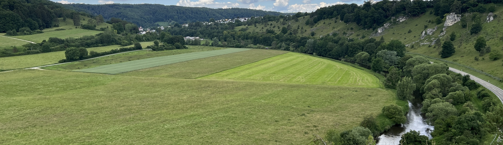  Blick zurück von den Zwölf Aposteln nach Solnhofen | © DAV Augsburg Senioren