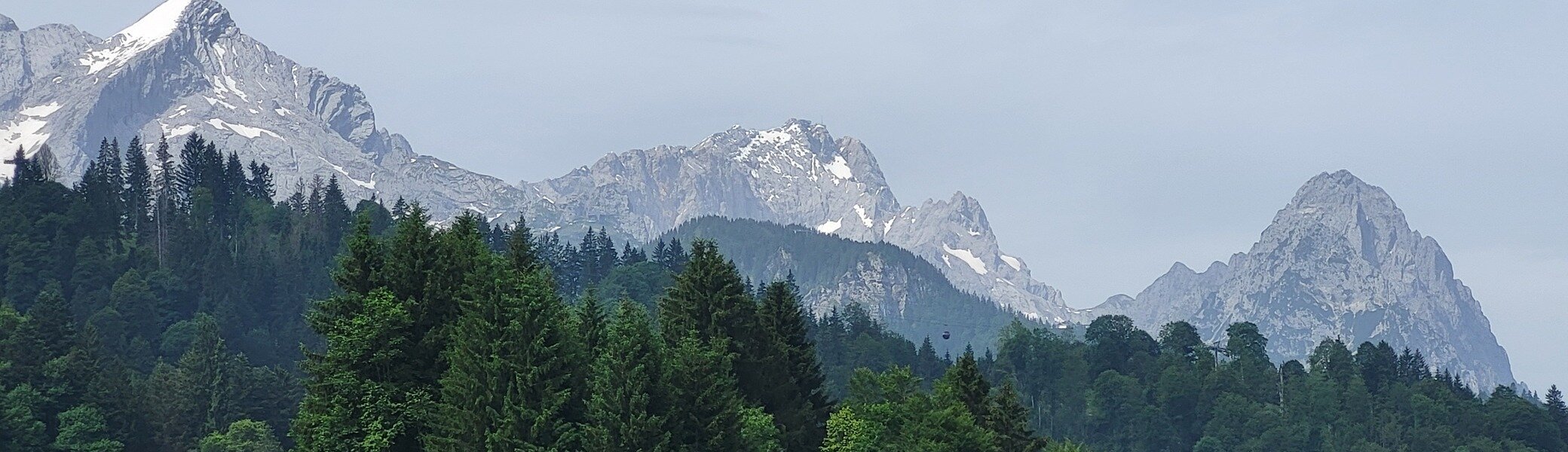 Blick auf Alpspitze, Zugspitze und Waxenstein | © DAV Augsburg Senioren