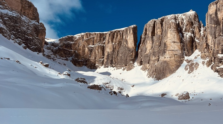 Panorama Plan de Sasc beim Aufstieg zum Piz Boé | © privat