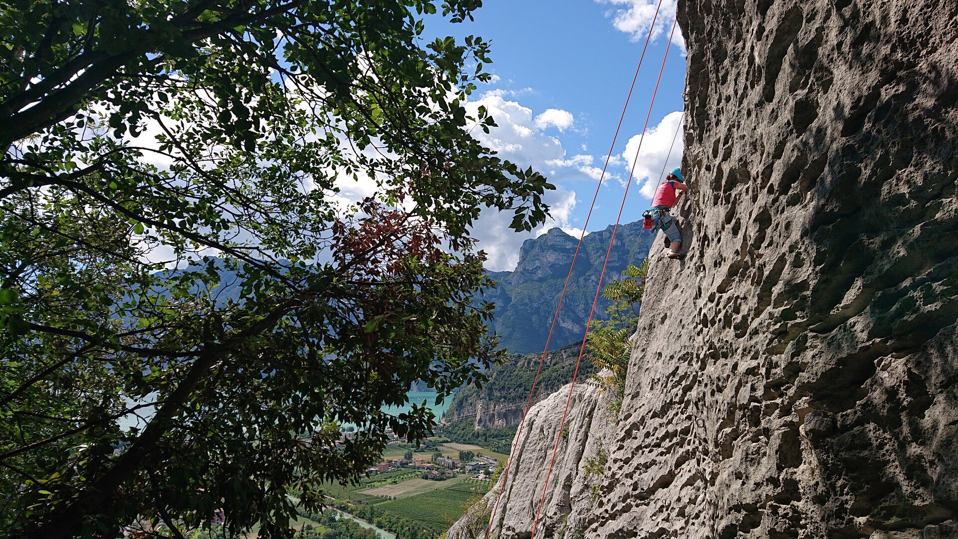 Kletterin in Belvedere, Arco | © Sportklettern DAV Augsburg