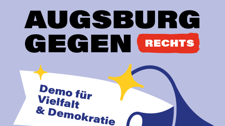 Demo gegen Rechts 3. Februar 2024 | © Bündnis für Menschenwürde Augsburg und Schwaben e.V.