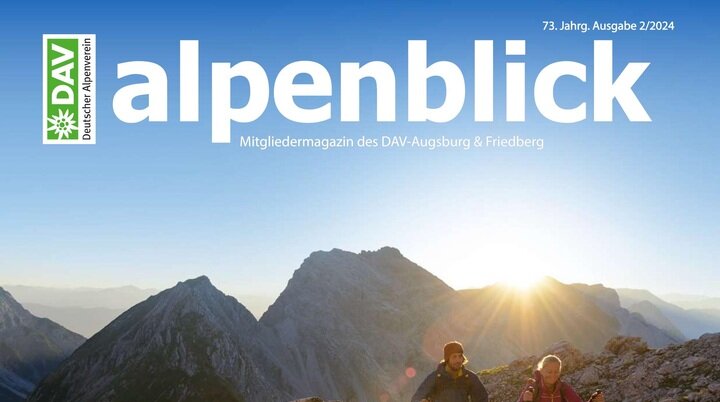 Titelseite alpenblick 2024-2 DAV Augsburg | © DAV Augsburg